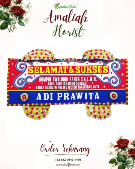 Papan Bunga Ucapan Selamat Cisolok